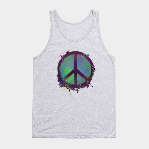 Peace Tank Top by njonestees